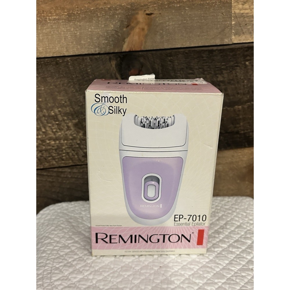Remington‎ Smooth and Silky Total Coverage Epilator, Electric, Purple EP 7010